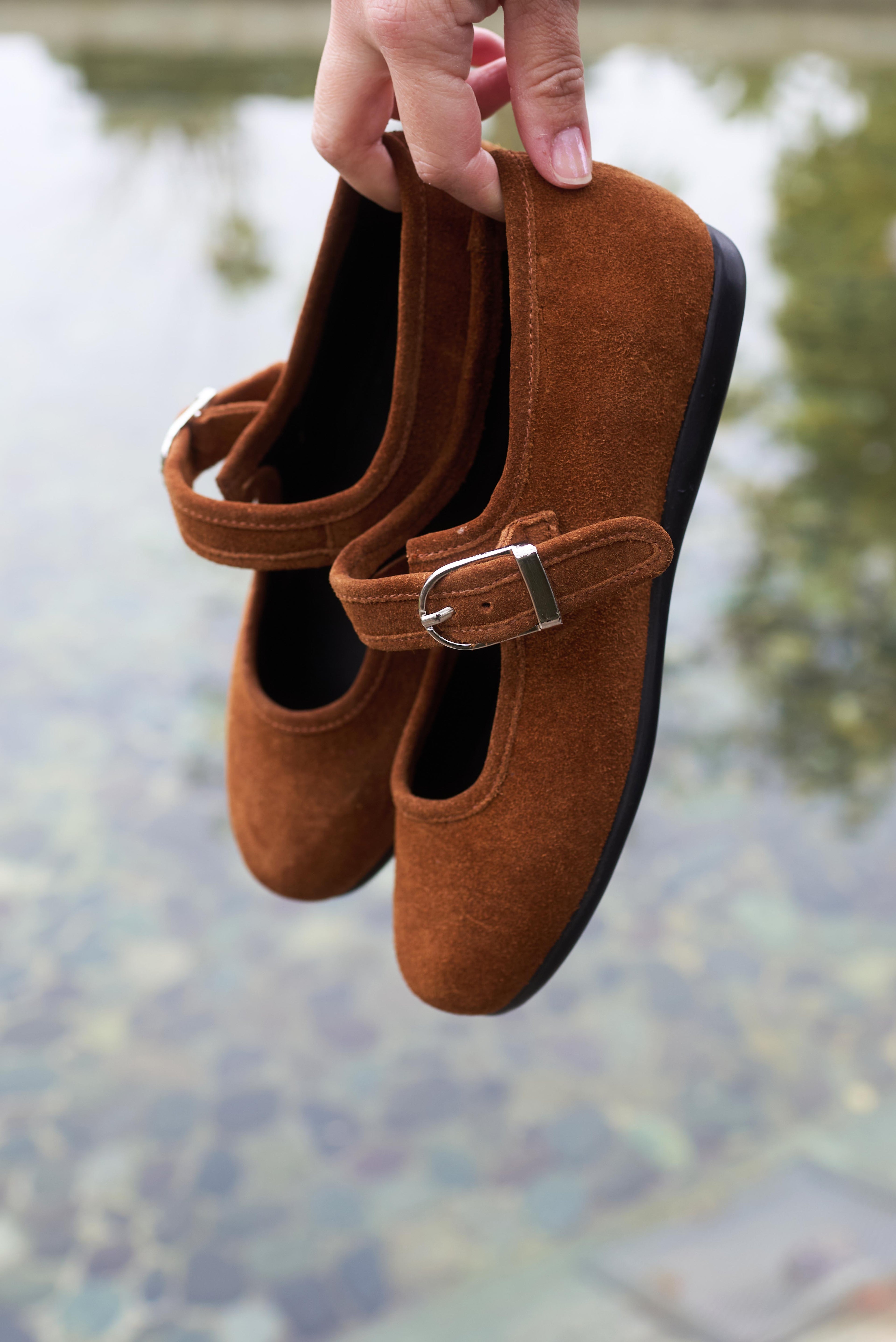 Ballerina Gamuza Café - REMATE