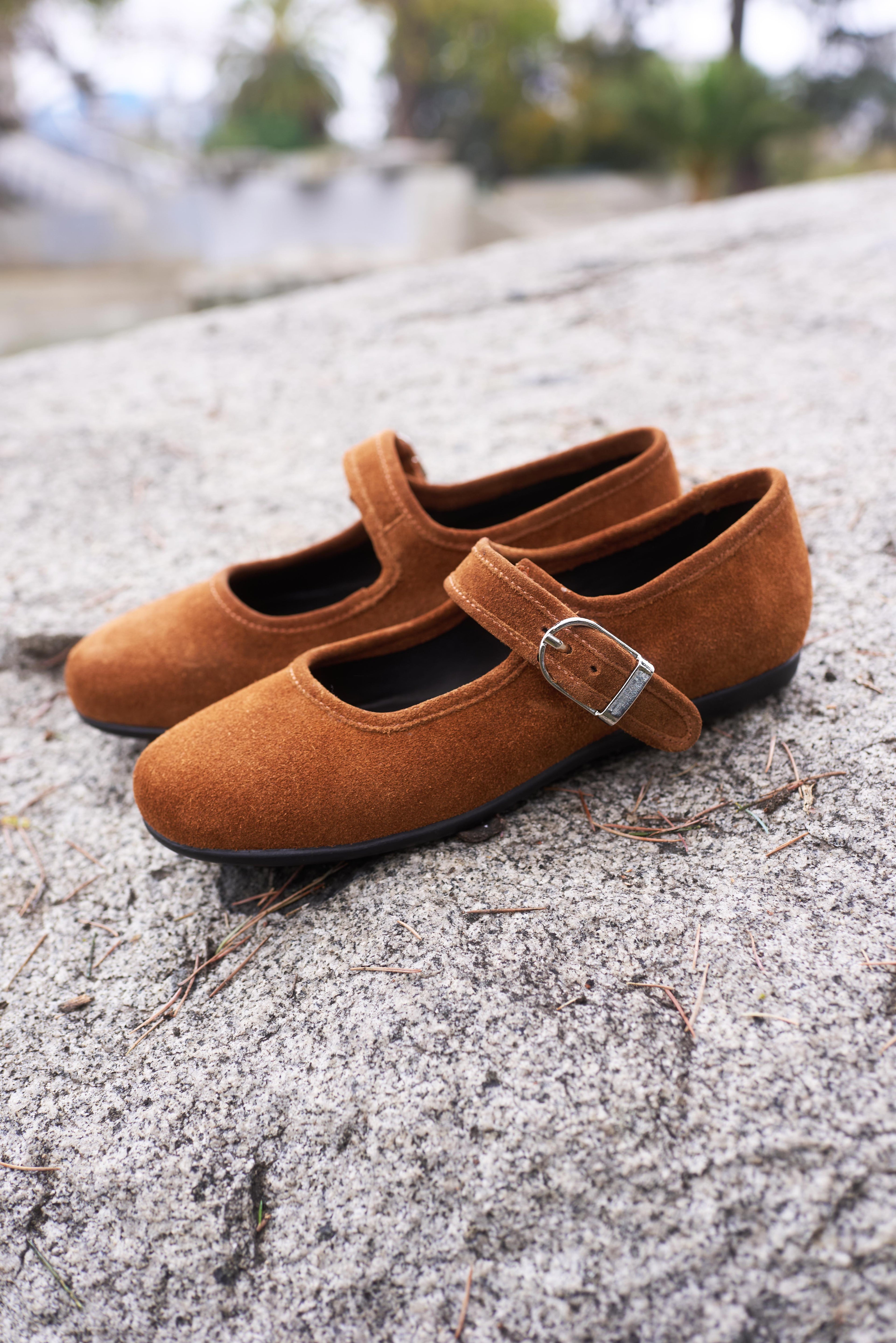 Ballerina Gamuza Café - REMATE