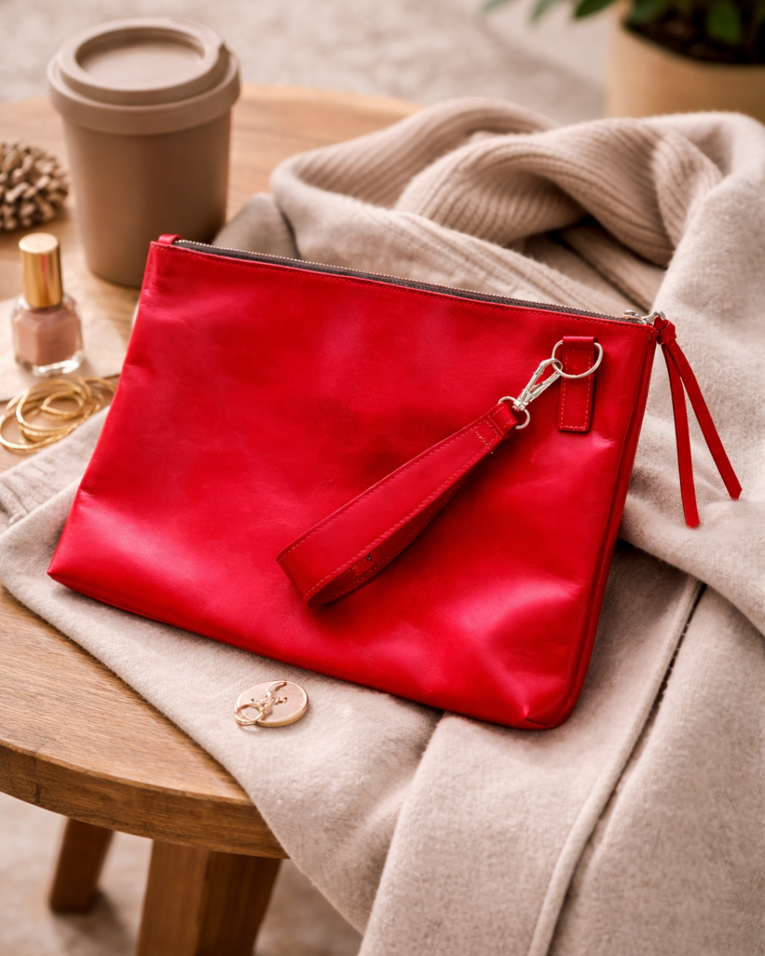 Sobre Cartera Rojo