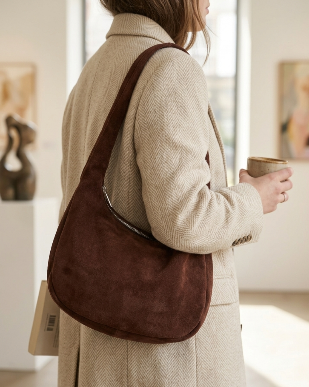 Cartera Gota Reno Chocolate