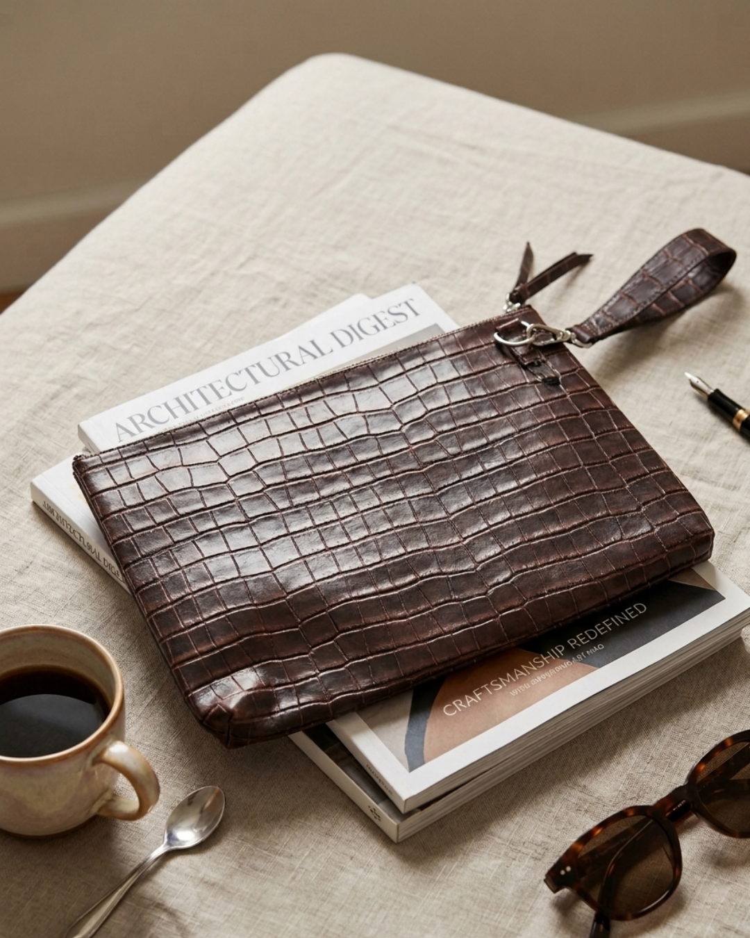 Sobre Cartera Crocox Moro - REMATE
