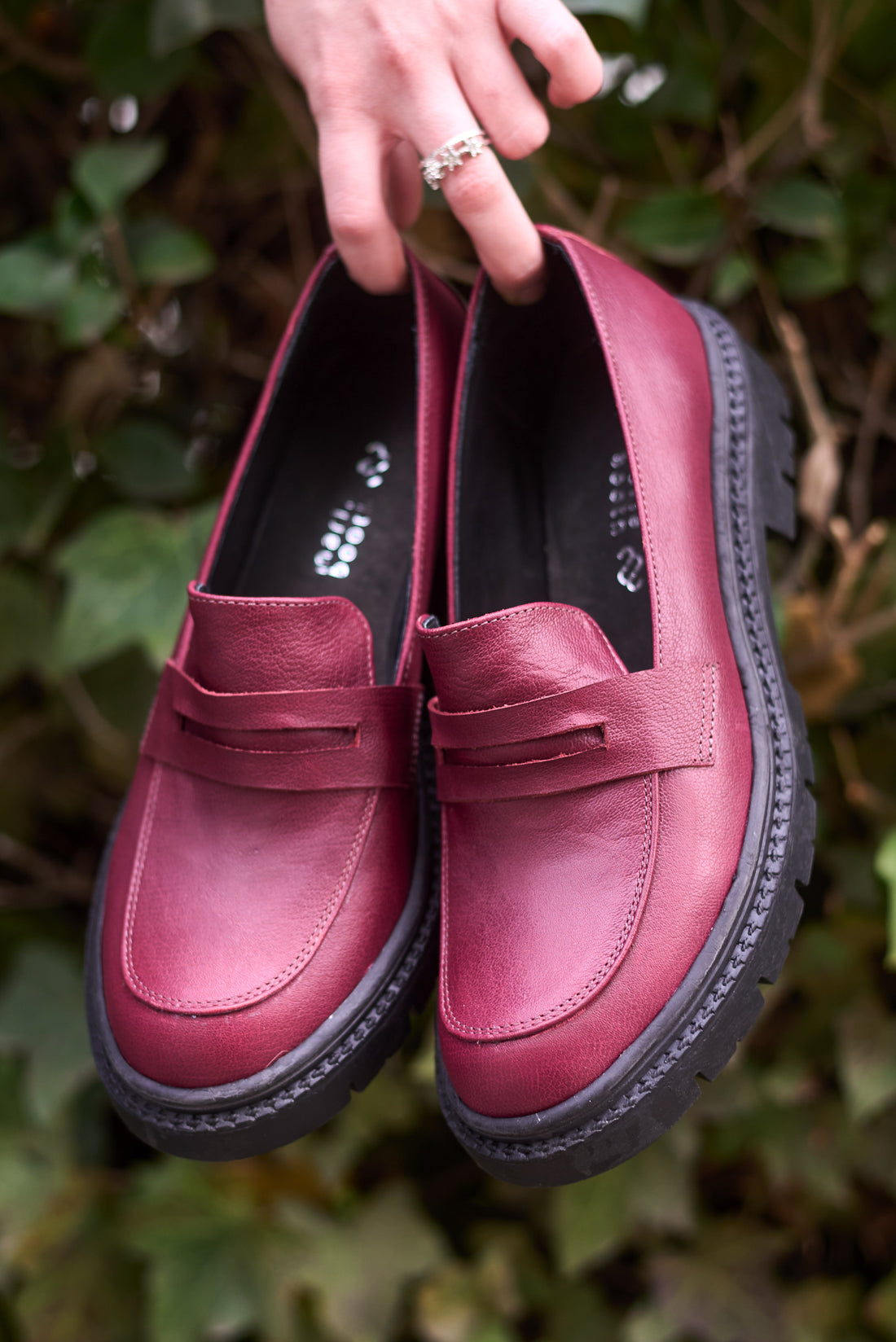 Mocasin Flat Burdeo - FB