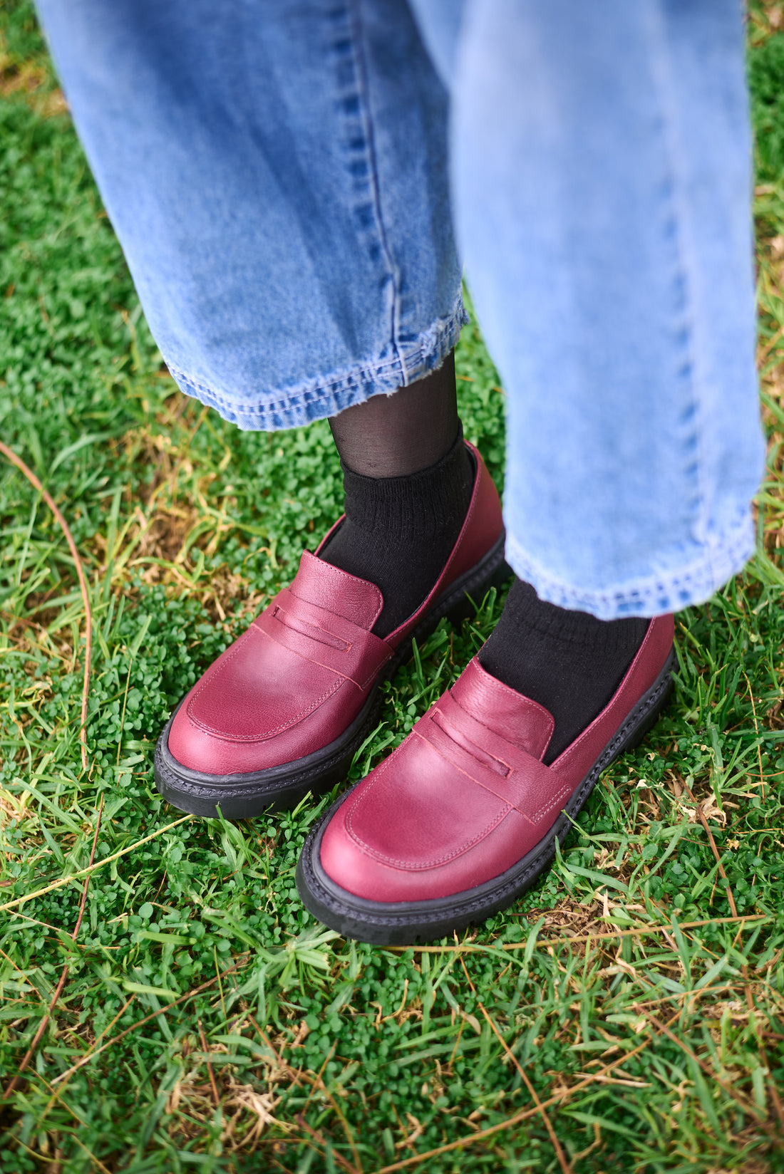 Mocasin Flat Burdeo - FB
