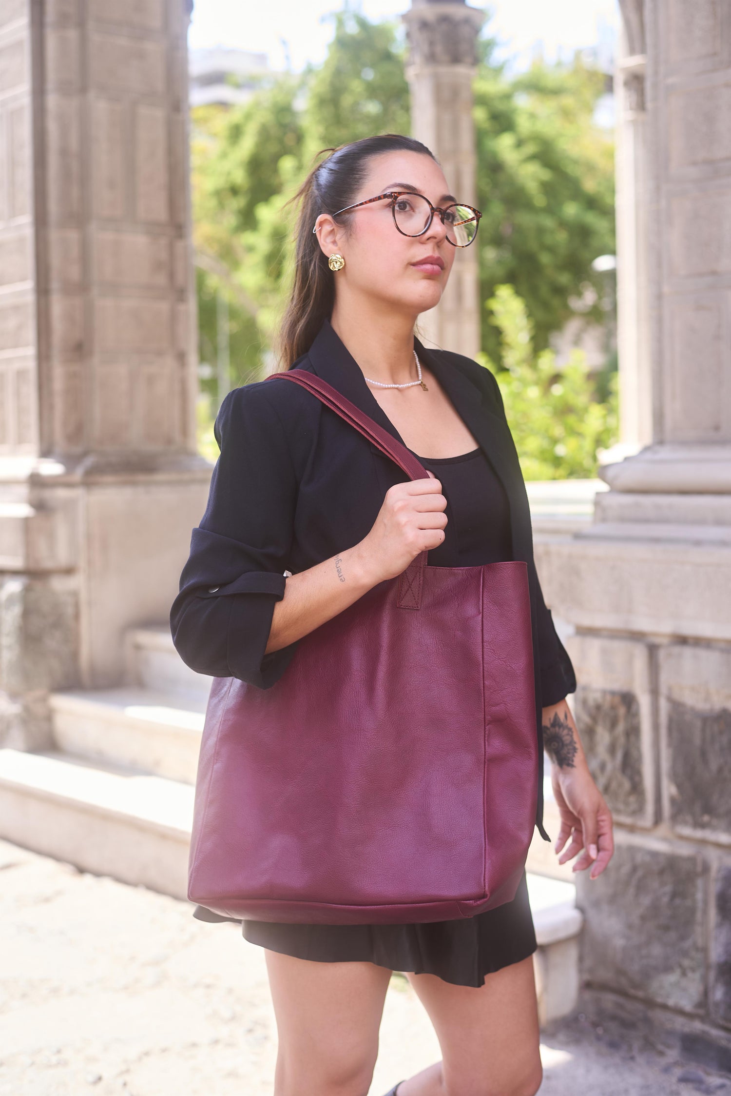 Cartera Totebag Burdeo