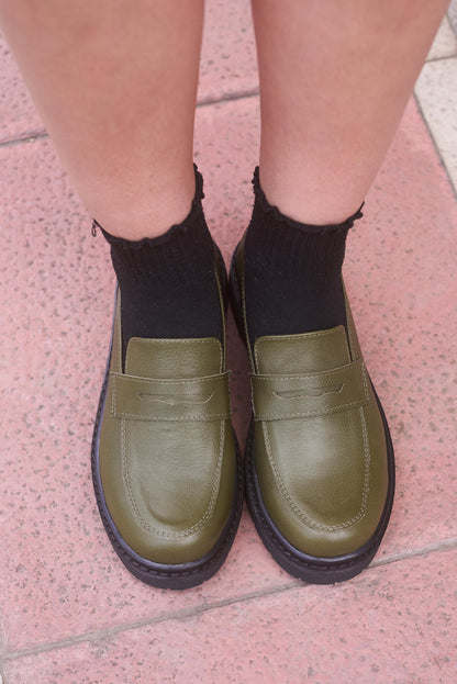 Mocasin Flat - Verde Viejo - AX