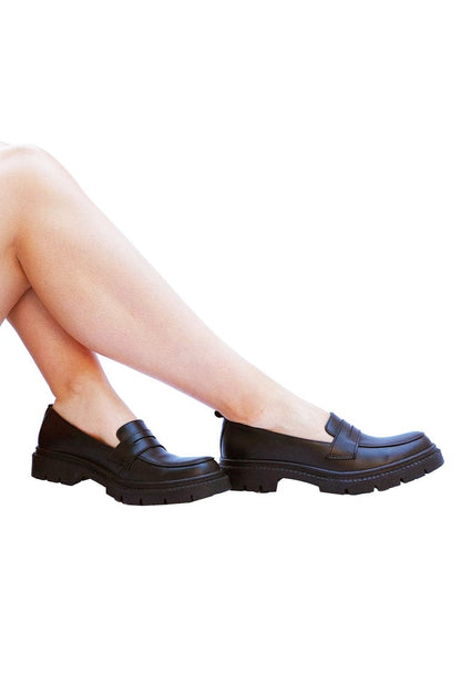 Mocasin Flat 2.5 Negro - REMATE